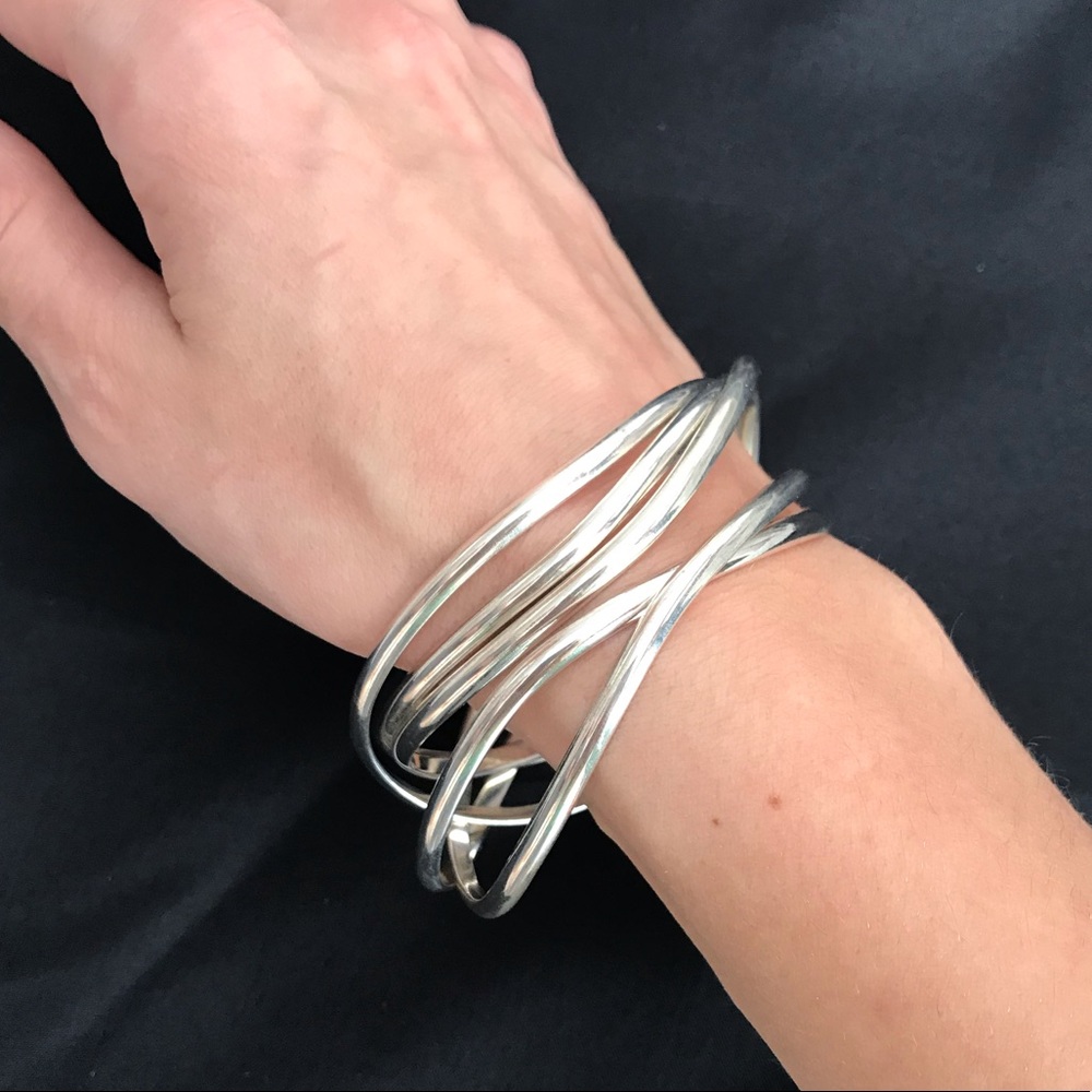 Silver Bangle Bracelet